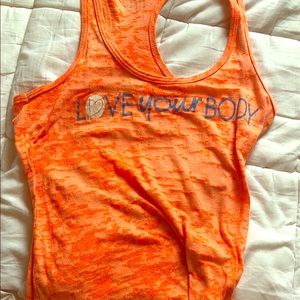 Orange tank top